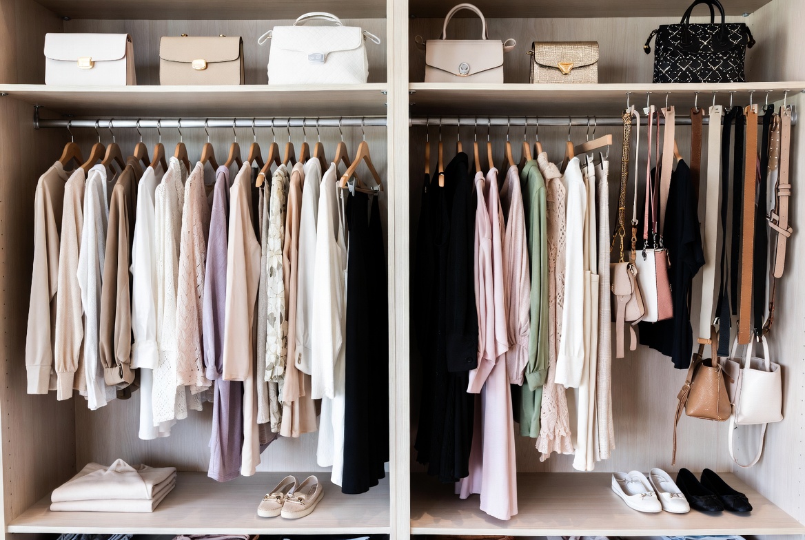 la garde-robe d’une femme moderne
